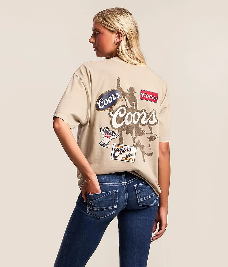 Coors Banquet Patch Oversized T-Shirt