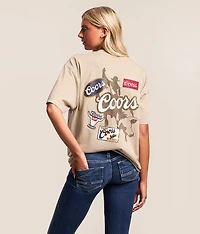 Coors Banquet Patch Oversized T-Shirt