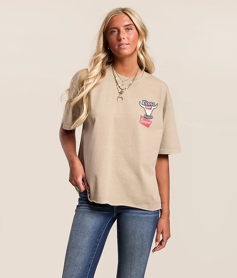 Coors Banquet Patch Oversized T-Shirt