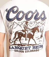 Coors Banquet Cowboy Scene T-Shirt