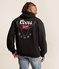 Coors Bull Lockup Hooded Sweatshirt