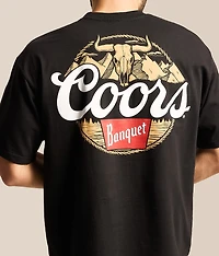 Coors Banquet Skull Rope Mountain T-Shirt