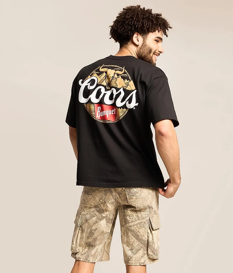 Coors Banquet Skull Rope Mountain T-Shirt