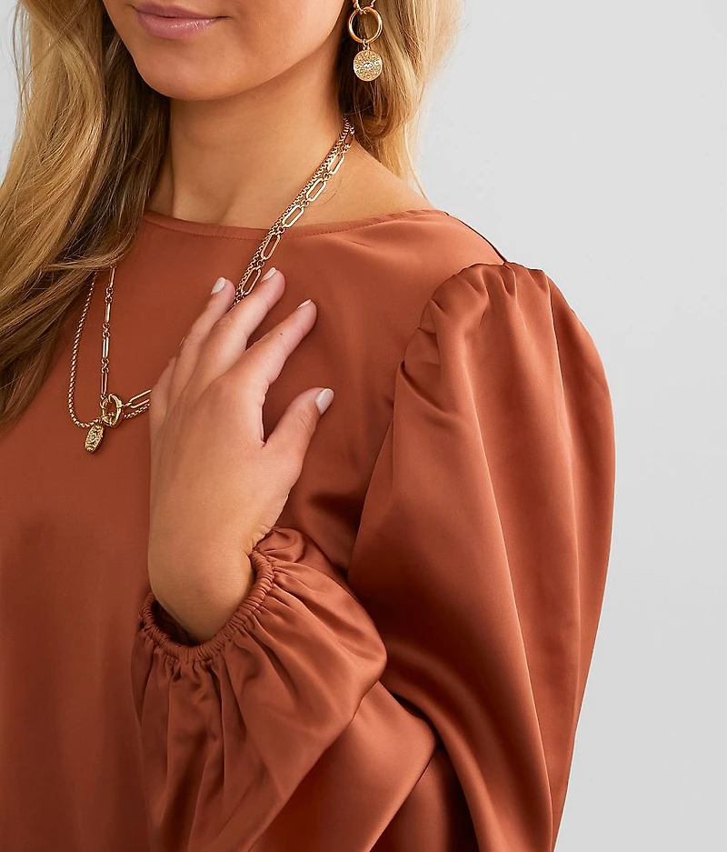 Open Twisted Back Top