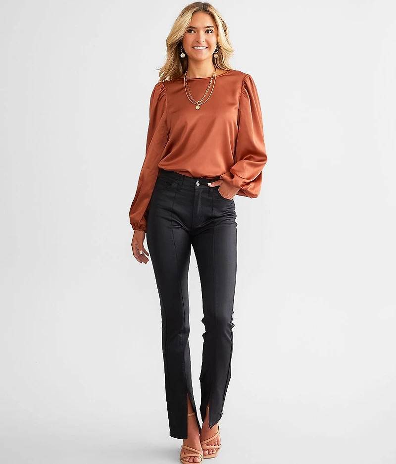 Open Twisted Back Top