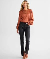 Open Twisted Back Top