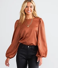 Open Twisted Back Top