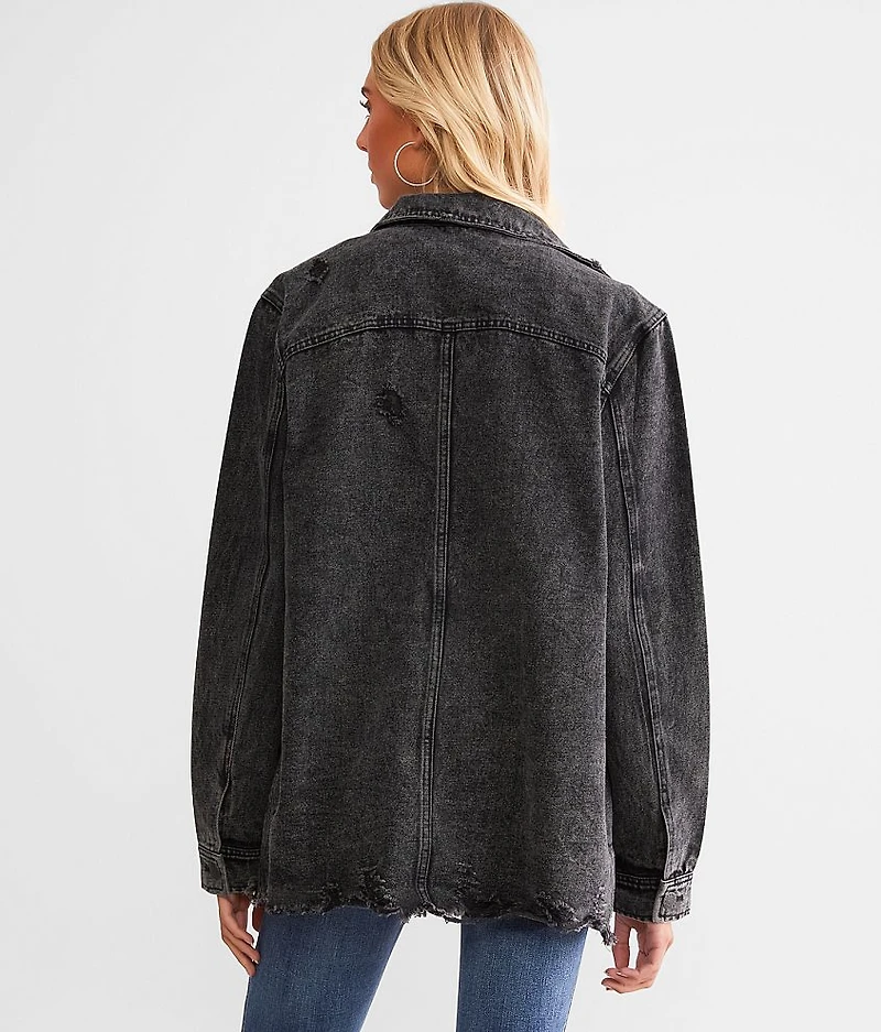 Distressed Denim Jacket