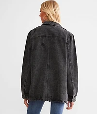 Distressed Denim Jacket