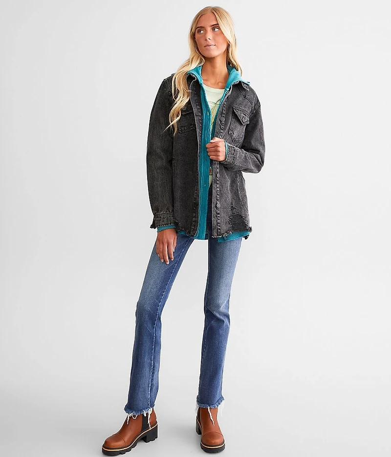 Distressed Denim Jacket