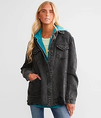 Distressed Denim Jacket