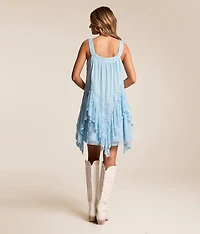 Tiered Lace Ribbon Dress