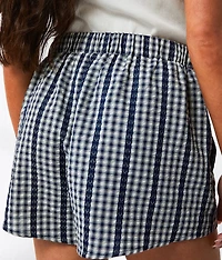 Gingham Lace Boxer Short