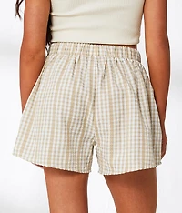 Gingham Lace Boxer Short