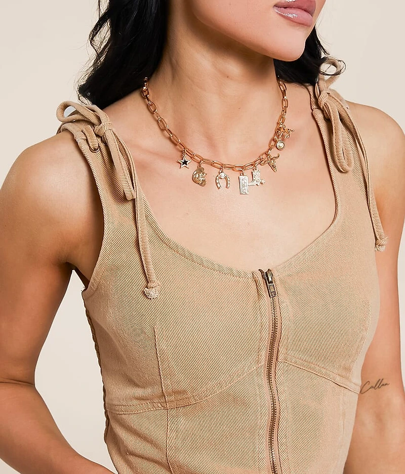 Washed Denim Tank Top