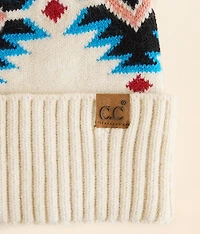 Southwestern Pom Beanie