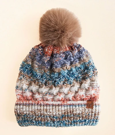 Textured Pom Beanie