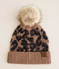 Leopard Beanie