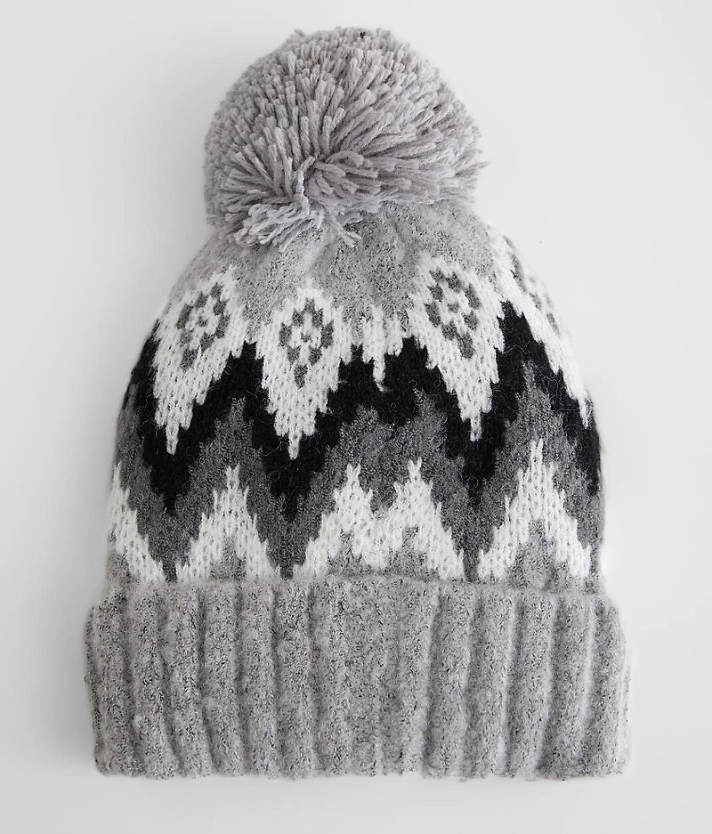 Patterned Beanie