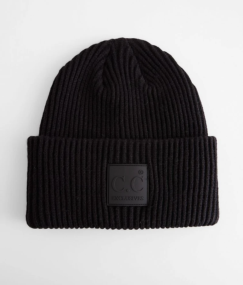 C.C Ribbed Beanie