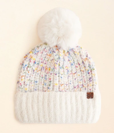 Confetti Pom Beanie