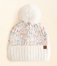 Confetti Pom Beanie