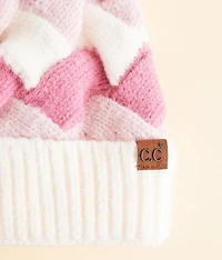 Woven Pom Beanie