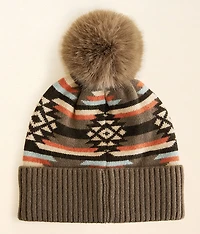 Southwestern Pom Beanie