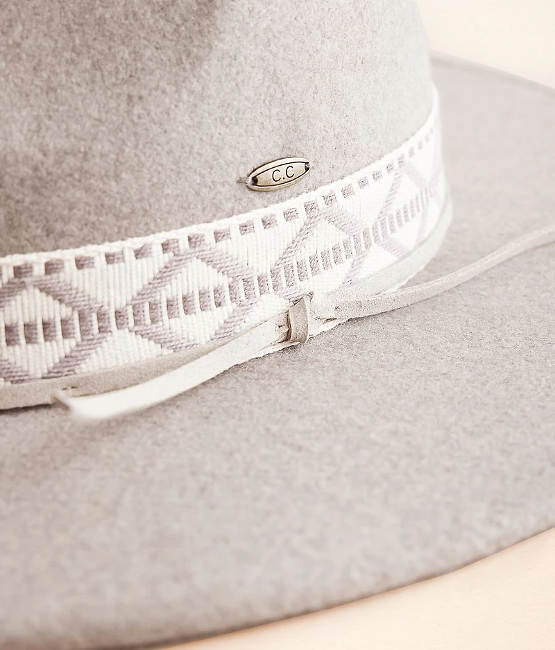 Banded Panama Hat