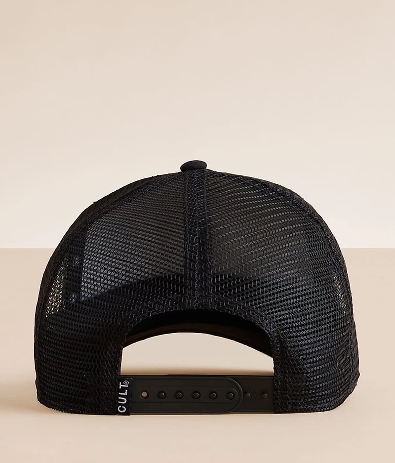 Crystal Cut Script Trucker Hat