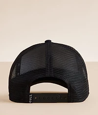 Crystal Cut Script Trucker Hat
