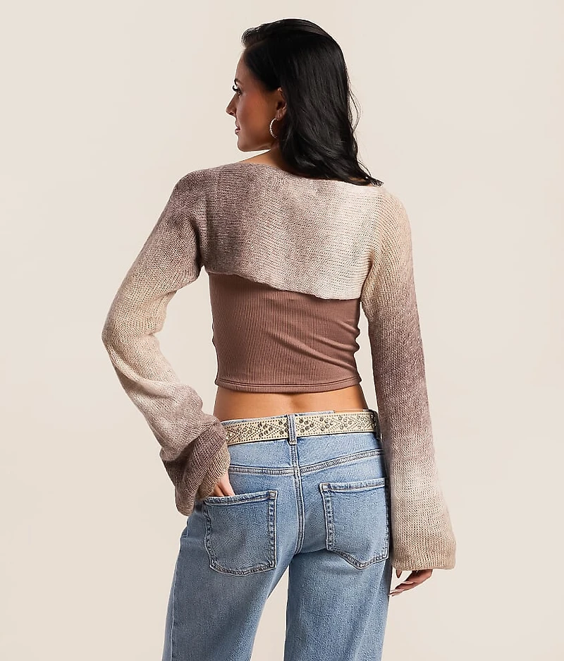 Marled Bolero Sweater