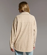 Corduroy Cheetah Shacket