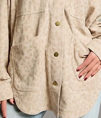 Corduroy Cheetah Shacket