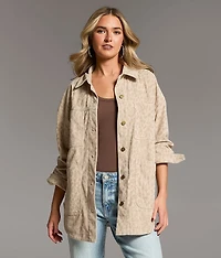 Corduroy Cheetah Shacket