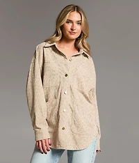 Corduroy Cheetah Shacket
