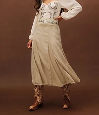 Studded Lace Maxi Skirt