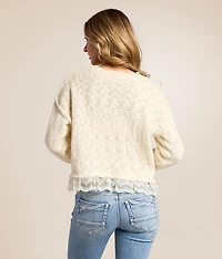 Lace Trim Sweater