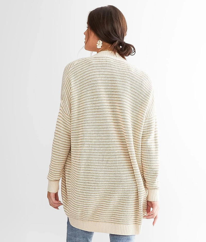 Striped Cardigan Sweater