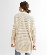 Striped Cardigan Sweater