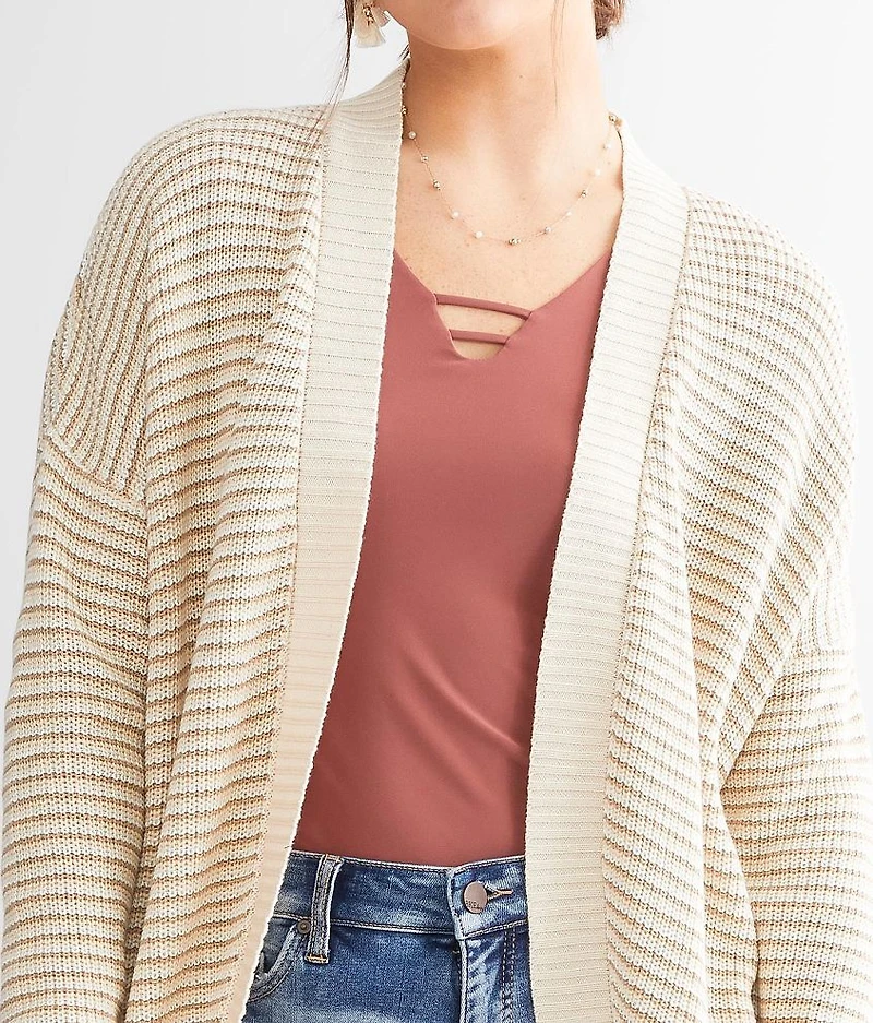 Striped Cardigan Sweater