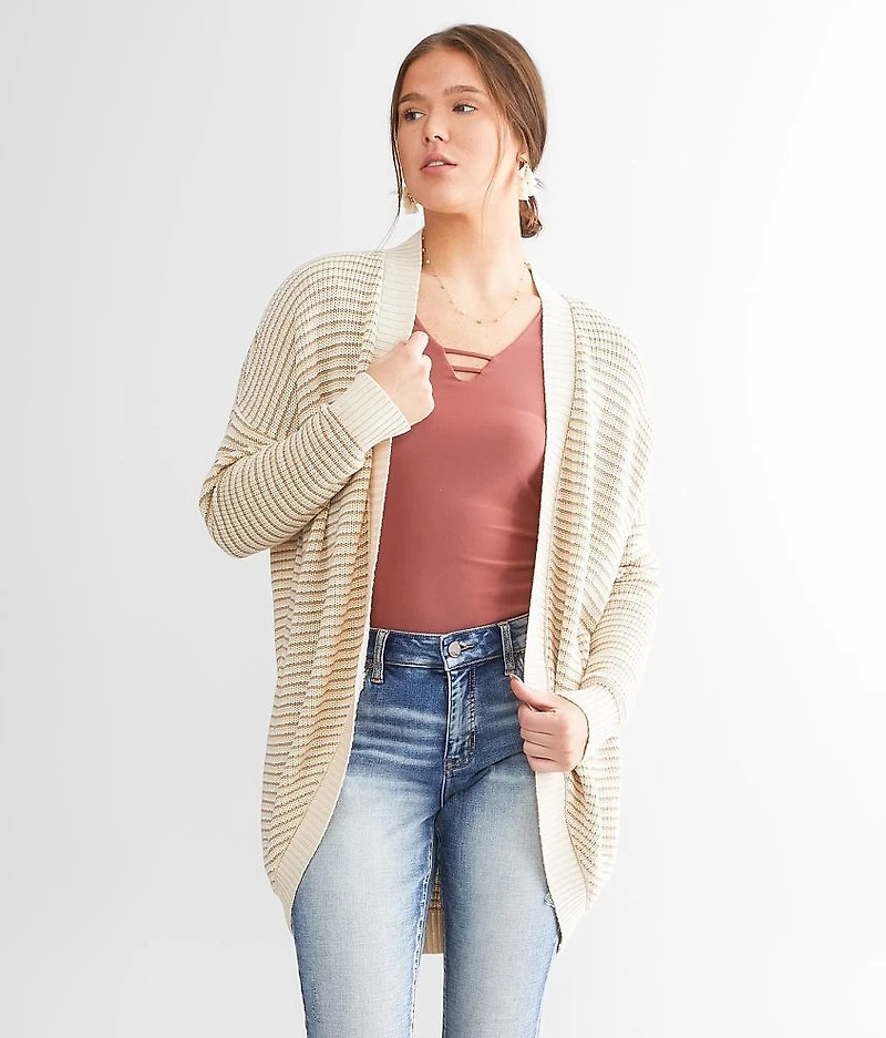Striped Cardigan Sweater