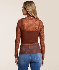 Sheer Lace Top