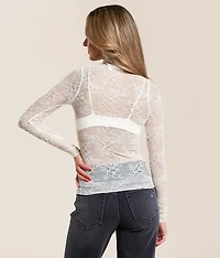 Sheer Lace Top