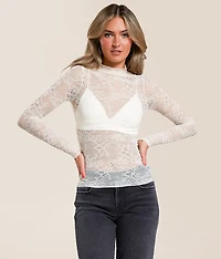 Sheer Lace Top
