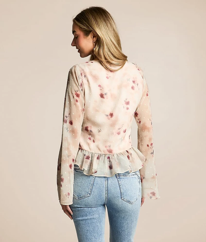 Floral Chiffon Top