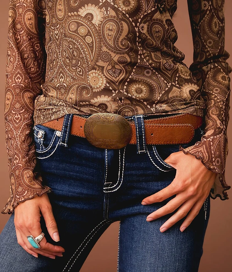 Paisley Mesh Top