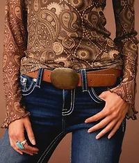 Paisley Mesh Top