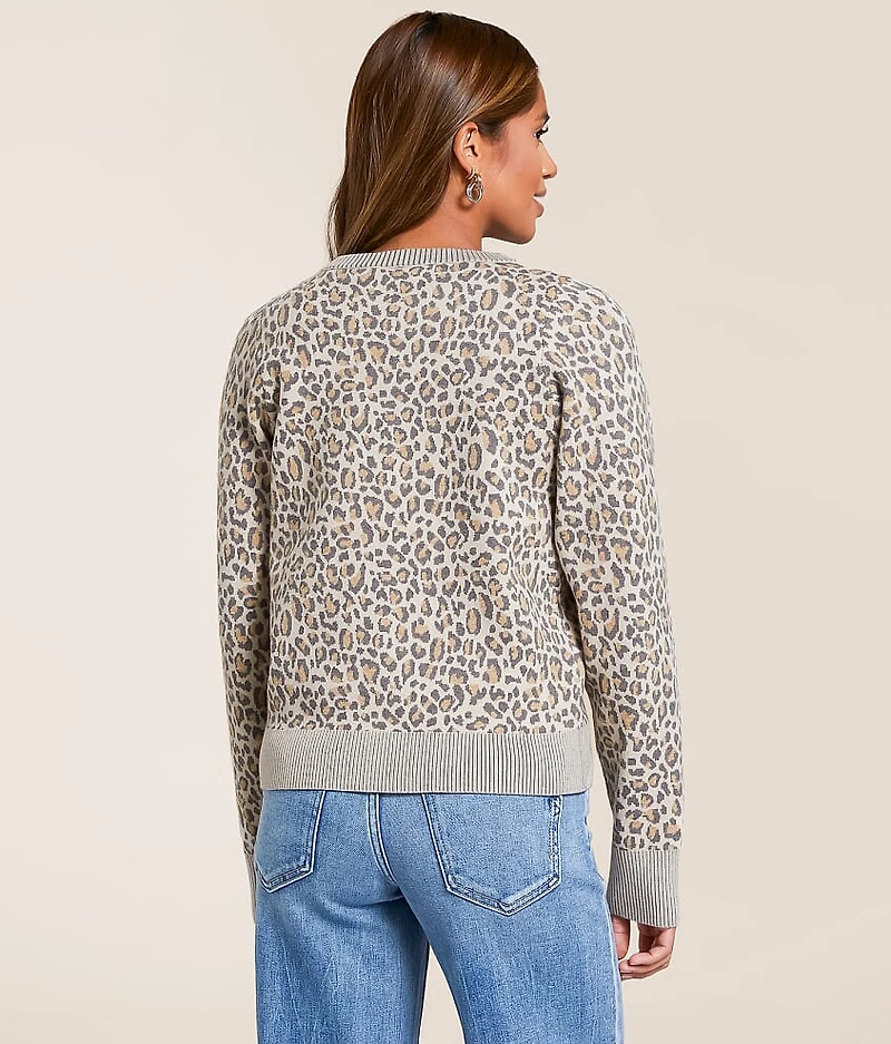 Cheetah Cardigan Sweater