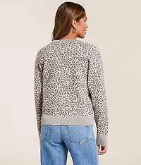 Cheetah Cardigan Sweater